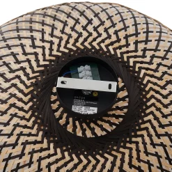 Plafonnier Art déco en bambou noir 60 cm - Alka