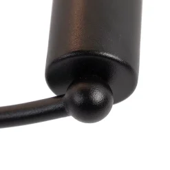 Plafonnier Art Déco noir 4 lumières - Facil