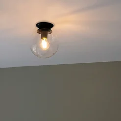 Plafonnier Art Déco noir - Pallon