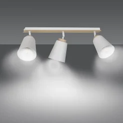 Plafonnier ATLAS 3 WHITE, Emibig Lighting, Fabriqué en EU