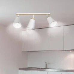 Plafonnier ATLAS 3 WHITE, Emibig Lighting, Fabriqué en EU