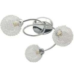 Plafonnier avec 3 ampoules LED G9 120 W