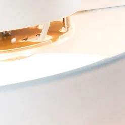 Plafonnier blanc 30 cm avec LED - Drum LED