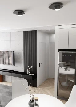 Plafonnier BOLX 1 BL, Emibig Lighting, Fabriqué en EU