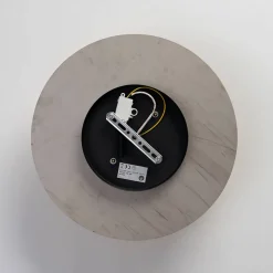 Plafonnier chic ou applique en métal doré et verre ambré graphique - Matera