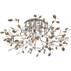 Plafonnier chromé cristal - Aiken