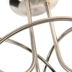 Plafonnier classique en acier 3 lumières - Fortress