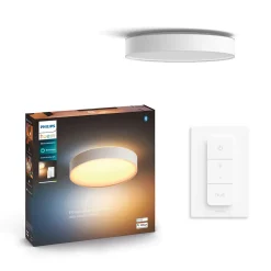 Plafonnier connecté dimmable Bluetooth Philips Hue IP44 Circulaire 2450lm 19,2W blanc