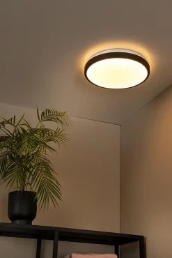 Plafonnier DASHER en acrylique avec LED intégré - Noir - Lucide