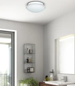 Plafonnier de salle de bain Dolly E27 IP44 6W blanc