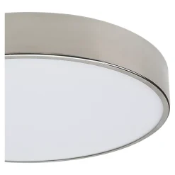 Plafonnier de salle de bain Wapta LED intégrée 1200lm 12W IP44 Ø28,3cm blanc froid & blanc chaud GoodHome noir brillant