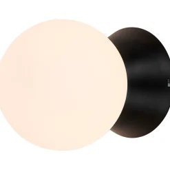 Plafonnier de salle de bain noir E14 10W IP44 GoodHome Hoatzin