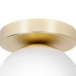 Plafonnier de salle de bain Dorres E14 40W IP44 Ø16cm GoodHome or