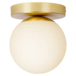 Plafonnier de salle de bain Dorres E14 40W IP44 Ø16cm GoodHome or