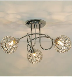 Plafonnier design 3 boules Aphyse