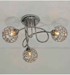 Plafonnier design 3 boules Aphyse