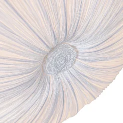 Plafonnier design blanc en soie 60 cm 5 lumières - Plu