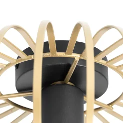 Plafonnier design doré 39 cm - Johanna