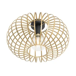 Plafonnier design doré 39 cm - Johanna