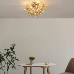 Plafonnier design grappe de 17 verres - Bartali