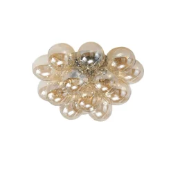 Plafonnier design grappe de 17 verres - Bartali