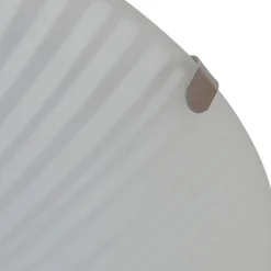 Plafonnier E27 42W GoodHome Dius mat blanc H.9 x Ø30 cm