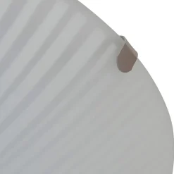 Plafonnier E27 42W GoodHome Dius mat blanc H.9 x Ø30 cm