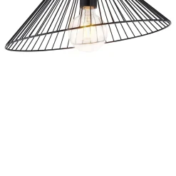 Plafonnier E27 42W GoodHome Tsolma mat noir x l.39 x H.19 x Ø39 cm