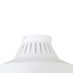 Plafonnier E27 42W GoodHome Yarra blanc mat H.15.5 x Ø30 cm