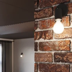 Plafonnier en acier 2 ampoules 4000K - 33x6x13.5cm Sollux