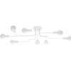 Plafonnier en acier 8 ampoules 3000K - 103x56x15.5cm Sollux