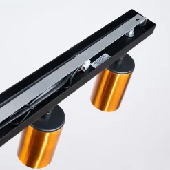 Plafonnier en acier 3 ampoules 3000K - 45x6x18.5cm Sollux