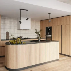 Plafonnier en acier 2 ampoules 3000K - 30x10x43cm Sollux