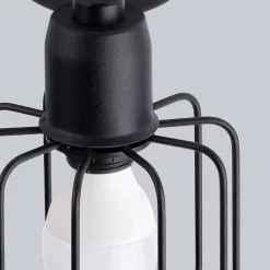 Plafonnier en acier 2 ampoules 4000K - 27x17x19cm Sollux