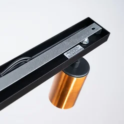 Plafonnier en acier 2 ampoules 4000K - 30x6x18.5cm Sollux