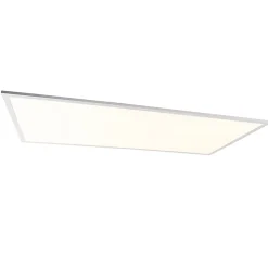 Plafonnier en acier 120 cm avec LED et télécommande - Liv