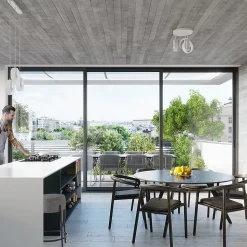 Plafonnier en acier 3 lampes 30x30x34.5cm Sollux