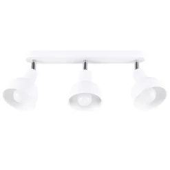 Plafonnier en acier 3 lampes 59x24x18.5cm Sollux