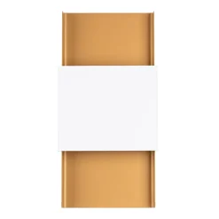 Plafonnier en acier 2 lampes 20x7x40cm Sollux