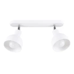 Plafonnier en acier 2 lampes 47x24x18.5cm Sollux