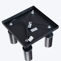 Plafonnier en acier 4 lampes 25x25x19cm Sollux