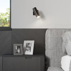 Plafonnier en acier 1 lampes 8x8x20cm Sollux