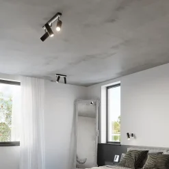 Plafonnier en acier 1 lampes 8x8x20cm Sollux