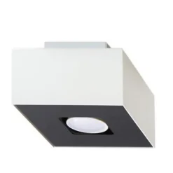 Plafonnier en acier 1 lampes 14x14x11cm Sollux