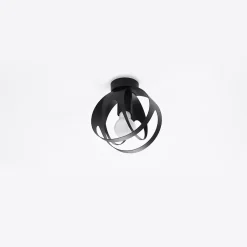 Plafonnier en acier 1 lampes 16x16x21cm Sollux