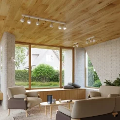 Plafonnier en acier 4 lampes 25x25x16cm Sollux