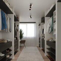 Plafonnier en acier 2 lampes 26x8x20cm Sollux