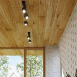 Plafonnier en acier 4 lampes 25x25x16cm Sollux