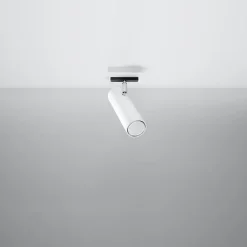 Plafonnier en acier 1 lampes 8x8x20cm Sollux