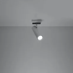 Plafonnier en acier 1 lampes 8x8x20cm Sollux